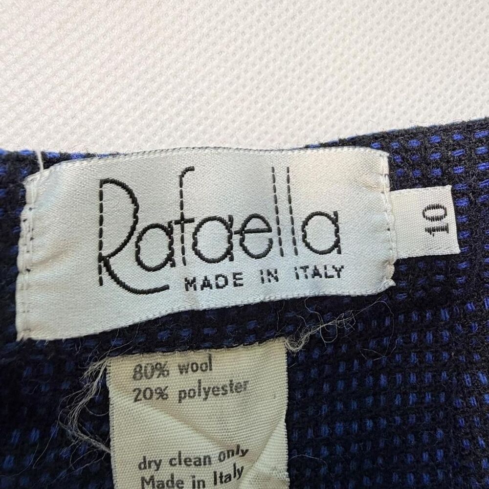 Vintage Rafaella Long Tweed Blue Skirt